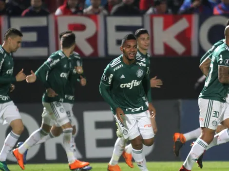 ¡Tremendo cruce! El colombiano Borja se fue a las manos con el juvenil de Palmeiras