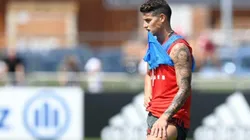 James Rodríguez intentará tener su debut oficial post Mundial el próximo viernes.