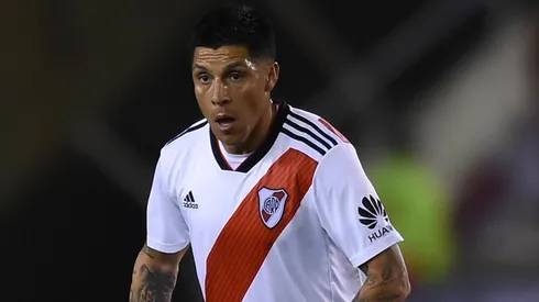 Enzo Pérez se lesionó en el entrenamiento de River