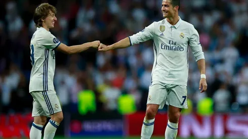 Cristiano y Modric, campeones de la Champions con el Madrid, nominados