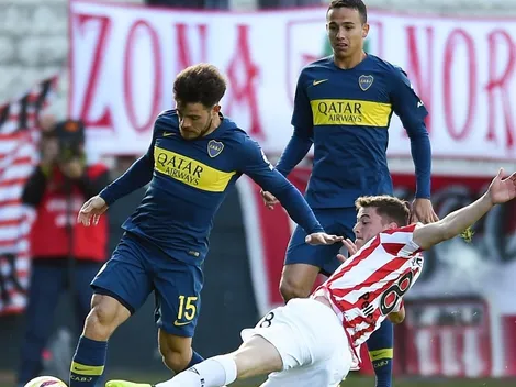 Apaolaza metió un planchazo criminal y casi se agarran entre jugadores de Boca y Estudiantes