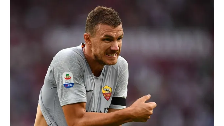 Edin Dzeko fue totalmente vital para la Roma.