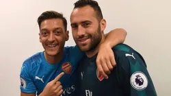 Ospina y Özil compartieron equipo desde mediados de 2014 en Arsenal.