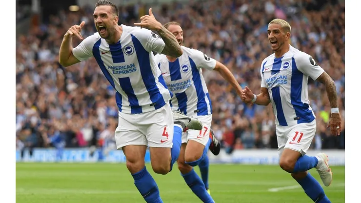 Duffy grita su gol ante el Manchester United