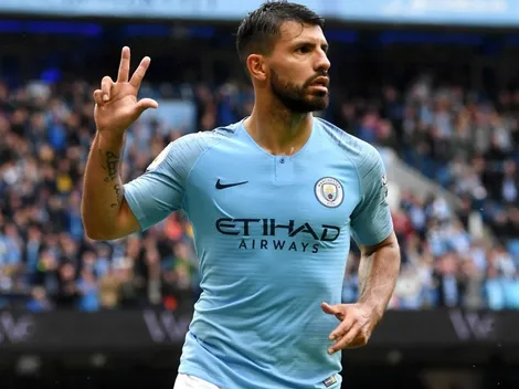 Emotiva dedicatoria de Kun Agüero a un compañero