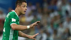 Chicharito con la Selección Mexicana