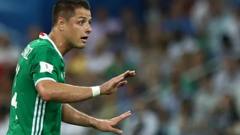 Chicharito con la Selección Mexicana