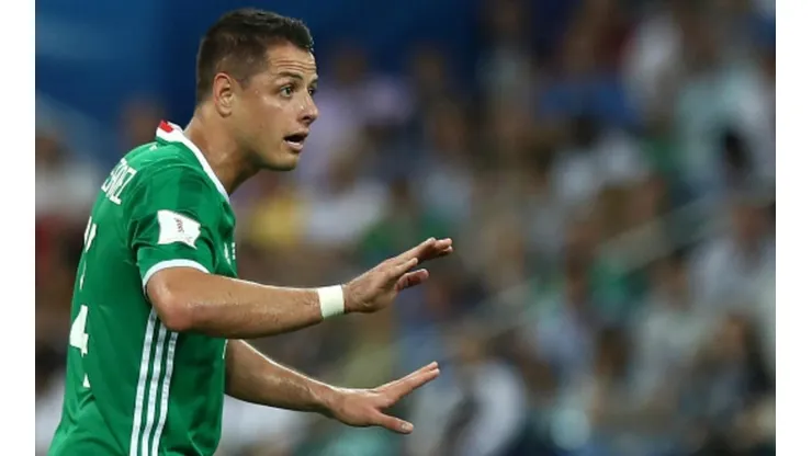 Chicharito con la Selección Mexicana