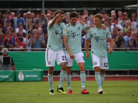 Con gol de Lewandowski sobre el final, Bayern Munich venció al Drochtersen/Assel