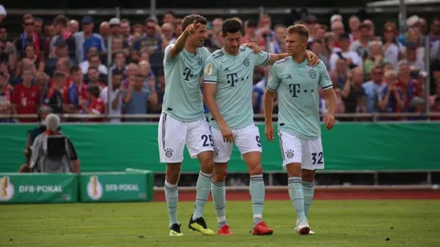 Con gol de Lewandowski sobre el final, Bayern Munich venció al Drochtersen/Assel