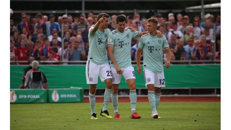 Con gol de Lewandowski sobre el final, Bayern Munich venció al Drochtersen/Assel