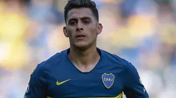 EL SIETE BRAVO. Cristian Pavón durante el partido contra Talleres en La Bombonera (Foto: Getty).