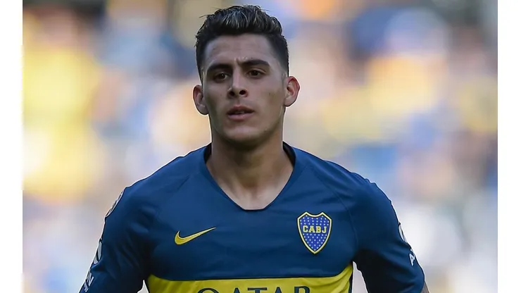 EL SIETE BRAVO. Cristian Pavón durante el partido contra Talleres en La Bombonera (Foto: Getty).