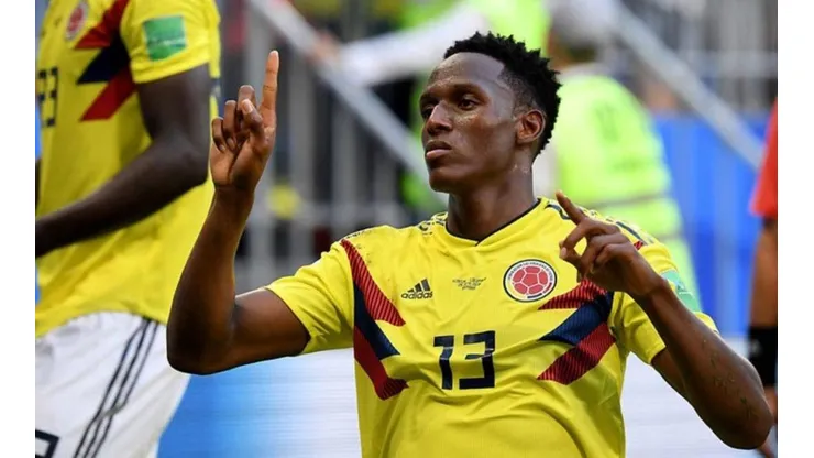 NUEVO EQUIPO. Yerry Mina durante el Mundial de Rusia 2018 con la Selección Colombia.