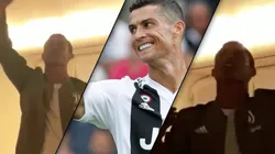 En Juventus a Cristiano lo hicieron cantar y se ganó los aplausos de todos