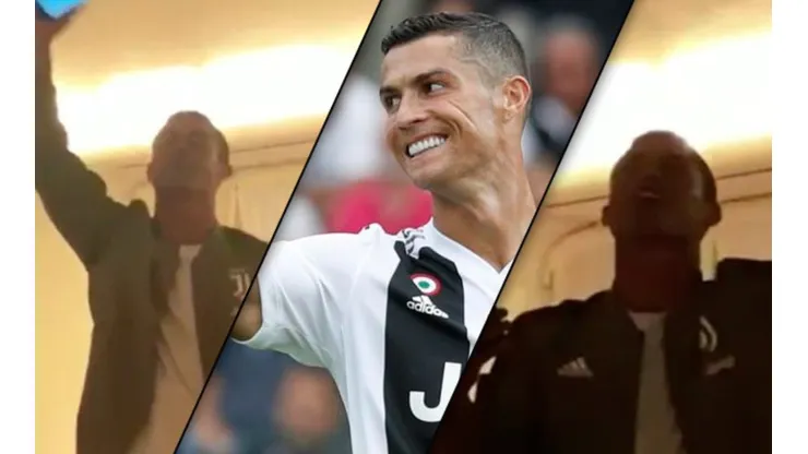 En Juventus a Cristiano lo hicieron cantar y se ganó los aplausos de todos