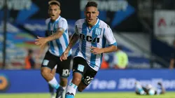 Centurión, tras anotar su primer gol en su regreso a La Academia.