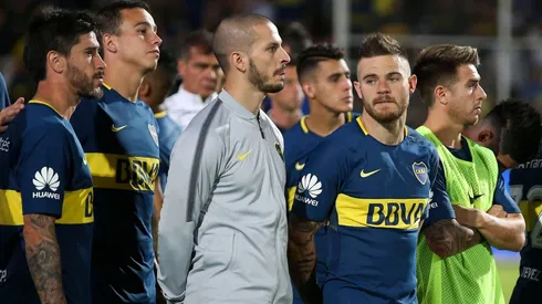 EN FEBRERO. La frustración de Benedetto después de la final perdida contra River (Foto: Gety).
