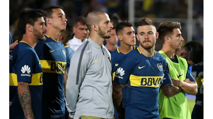 EN FEBRERO. La frustración de Benedetto después de la final perdida contra River (Foto: Gety).