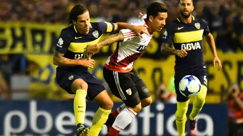 Foto del Boca vs. River en un torneo de verano
