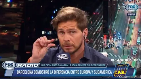 Al "Pollo" Vignolo no le gustó nada el partido de Boca contra Barcelona