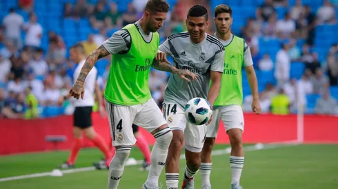 Foto de Casemiro, jugador de Real Madrid.
