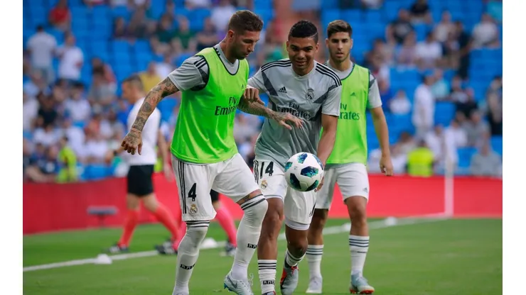 Foto de Casemiro, jugador de Real Madrid.