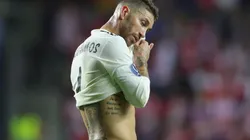 Sergio Ramos en la final frente al Atlético