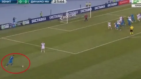 Leandro Paredes metió un tiro libre imposible por la Europa League