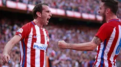 Saúl recibió un saludo especial de Godín