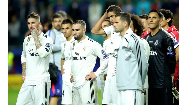 SIN COPA. La frustración de los jugadores del Real Madrid tras perder la final (Foto: Getty).