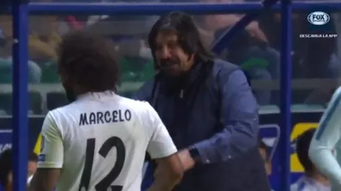 Cholismo puro: "Mono" Burgos quiso desconcentrar a Marcelo y no le gustó nada