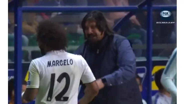 Cholismo puro: "Mono" Burgos quiso desconcentrar a Marcelo y no le gustó nada