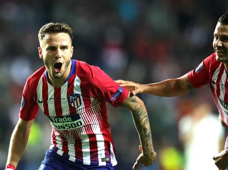 El gol del título: Saúl rompió el arco de un bombazo de volea al ángulo