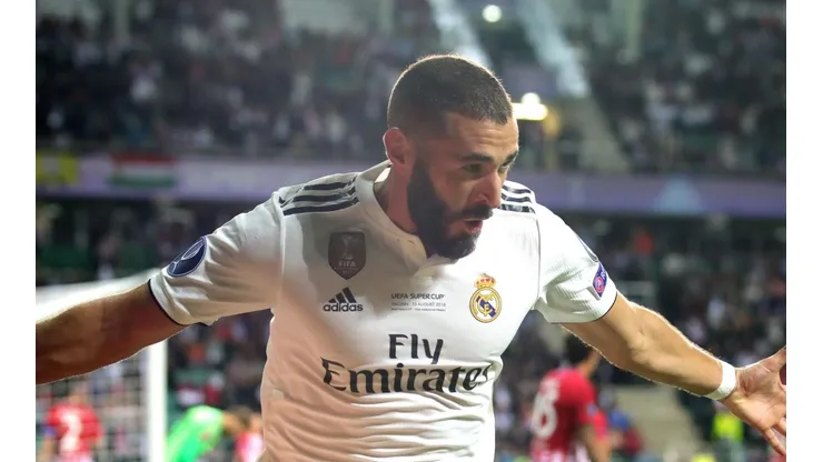 Karim Benzema estampó el empate para el Real Madrid ante el Atlético Madrid