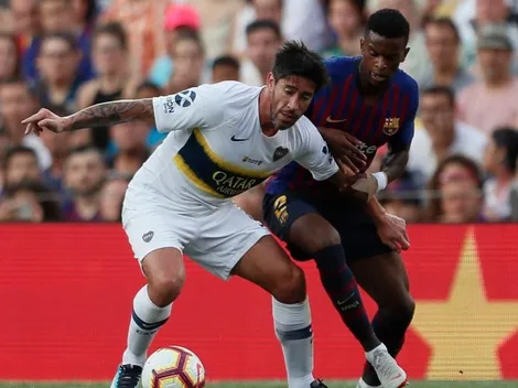 Una locura: Pablo Pérez se peleó con Rafinha y le pegó un patadón