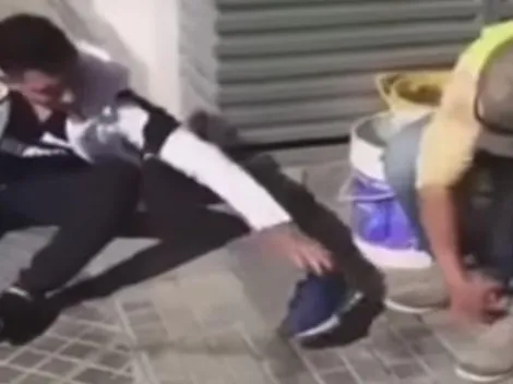 ¡Humildad pura! El GESTAZO de Brian Sarmiento con un trabajador de Rosario