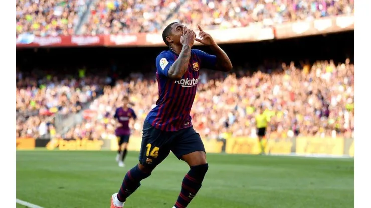 Foto de Malcom, jugador de Barcelona.