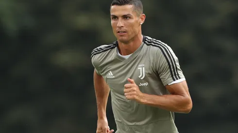 Cristiano Ronaldo entrenando con la Juventus