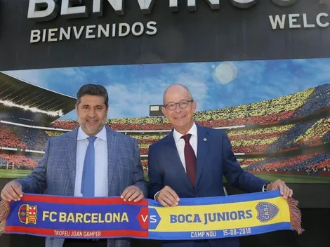 ¡Es una bomba! La bufanda del Boca-Barcelona que todo hincha del fútbol va a querer