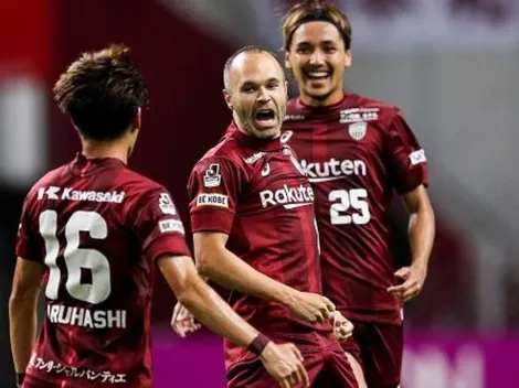 Lo hizo de nuevo: misil de Andrés Iniesta para otro golazo en Japón