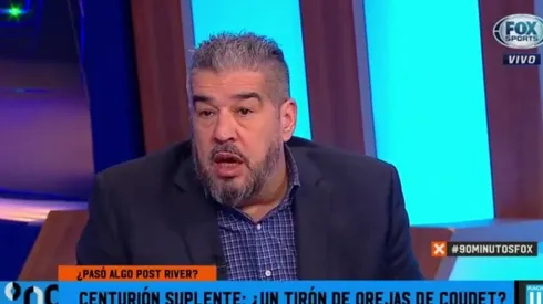 Chavo Fucks: "Centurión tuvo una salida nocturna y no llegó bien al entrenamiento"