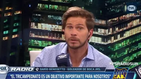 Vignolo le preguntó a Benedetto si River tenía jugadores más coperos que Boca y el delantero se rió