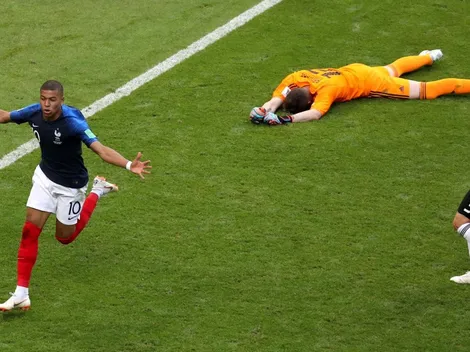 A Armani le gritaron que le mandaba saludos Mbappé y no se quedó callado