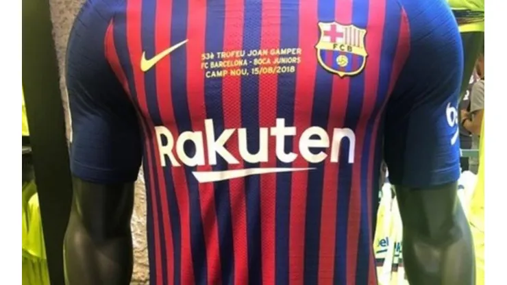La camiseta que el Barcelona usará para el partido vs Boca