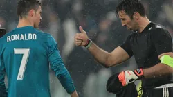 Buffon le metió presión a Cristiano Ronaldo