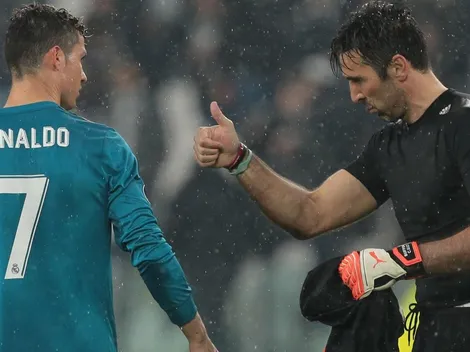 Buffon le metió presión a Cristiano Ronaldo