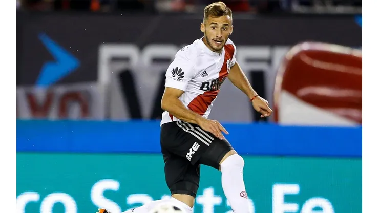 Marcelo Saracchi con la camiseta de River.