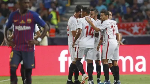 ¡Golazo! Sevilla madrugó al Barcelona con una jugada impresionante