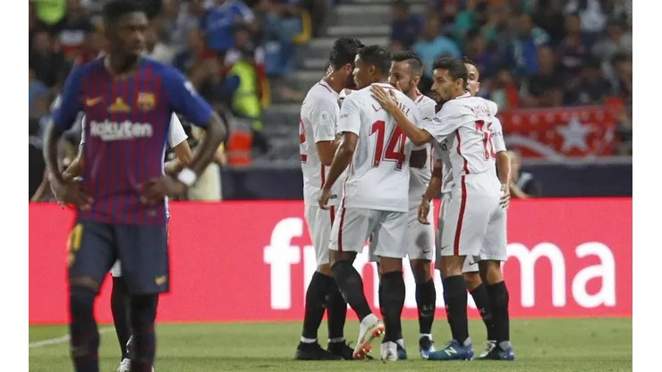 ¡Golazo! Sevilla madrugó al Barcelona con una jugada impresionante